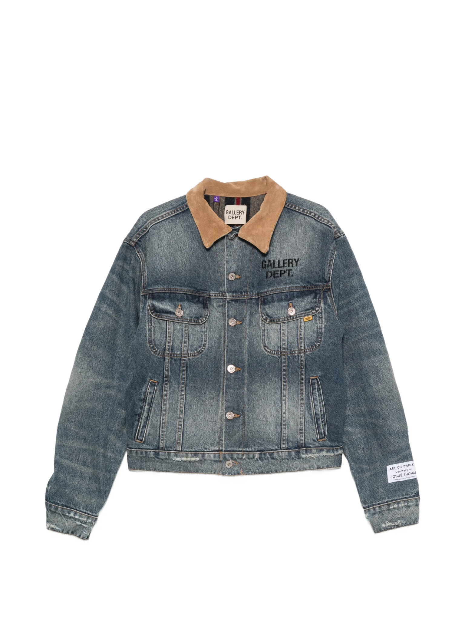 [GALLERY DEPT] Denim jacket SS26 OUT008WIND