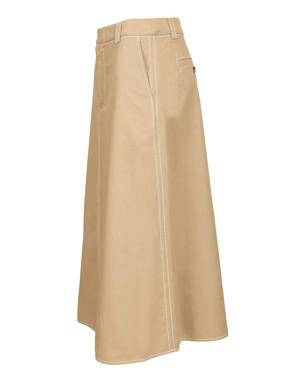 [AMI] Long skirt SS26 FSK457.CO0214A036