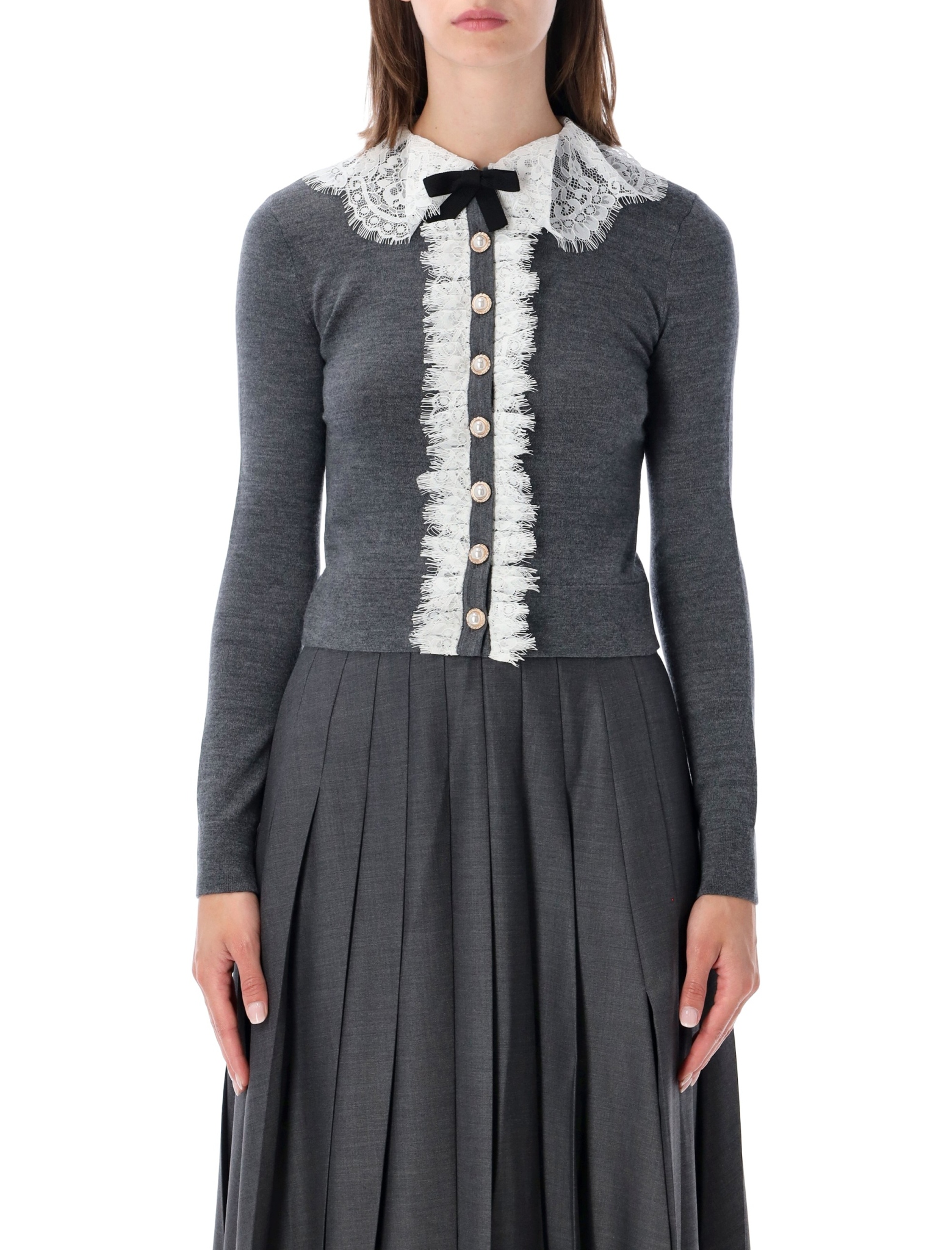 [SELF PORTRAIT] Knitwear FW26 PF26134CGRGREY