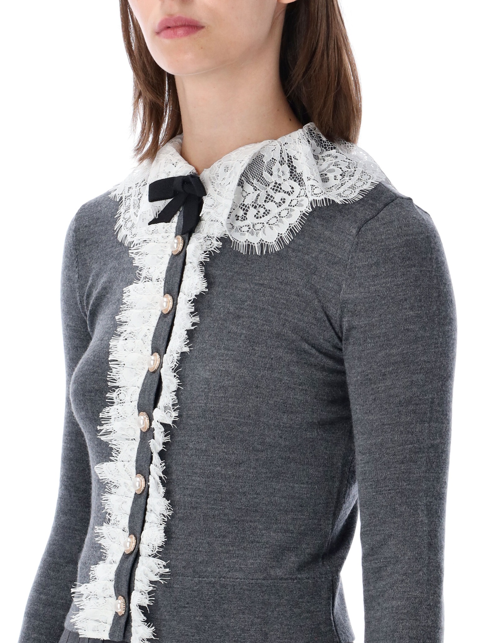 [SELF PORTRAIT] Knitwear FW26 PF26134CGRGREY