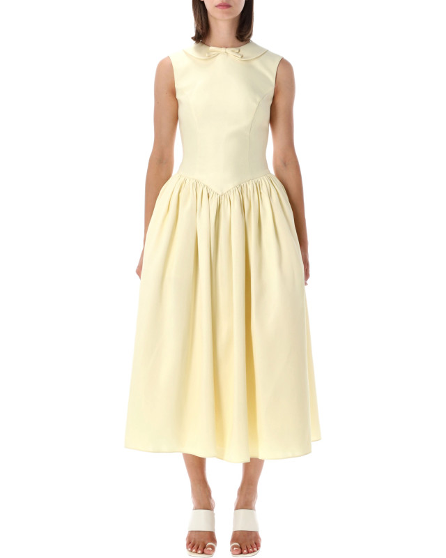 [SELF PORTRAIT] Sleeveless dress FW26 PF26077MAYYELLOW