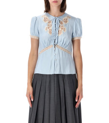 [SELF PORTRAIT] Blouse FW26 PF26017TBLLIGHT BLUE