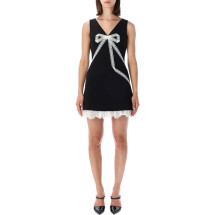 [SELF PORTRAIT] Sleeveless dress FW26 PF26004SBBLACK