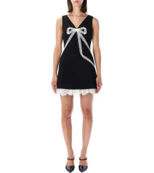 [SELF PORTRAIT] Sleeveless dress FW26 PF26004SBBLACK