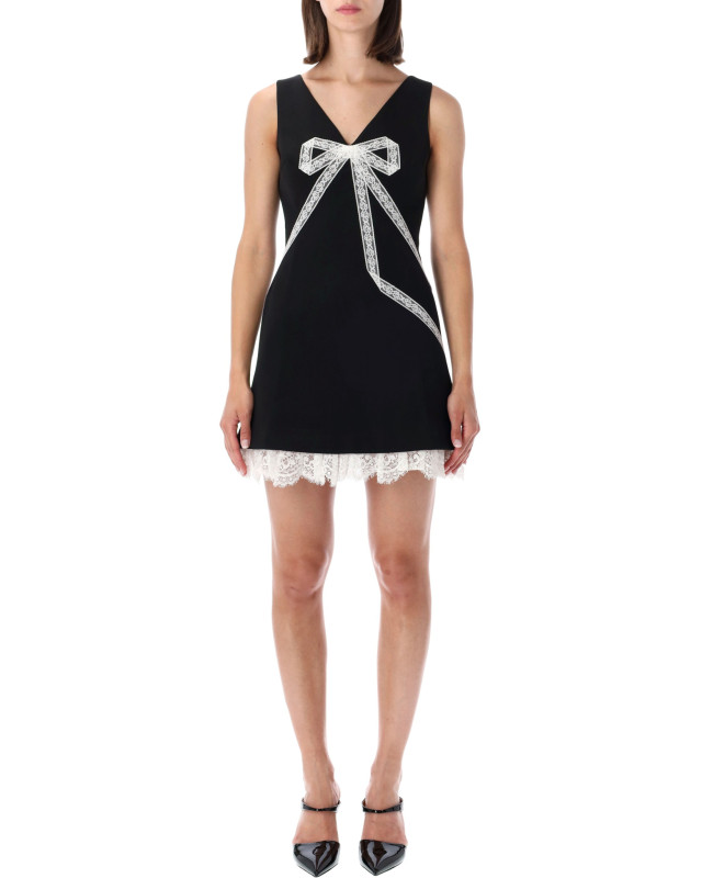 [SELF PORTRAIT] Sleeveless dress FW26 PF26004SBBLACK