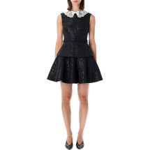 [SELF PORTRAIT] Sleeveless dress FW26 PF26002SBBLACK