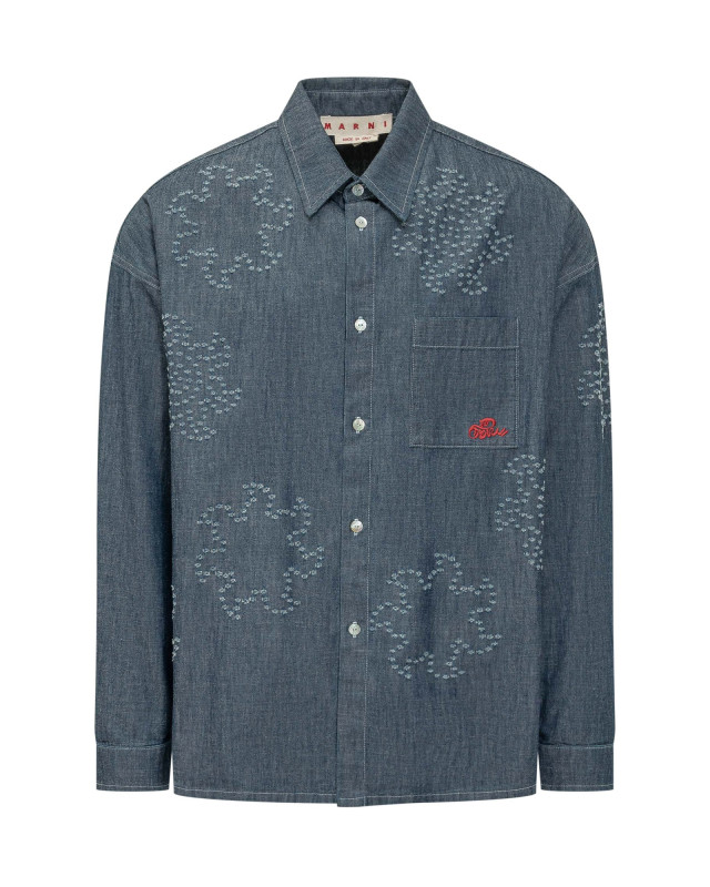 [Marni] Shirts Long Sleeve SS26 CUJU0061S4USCY72 PCB74