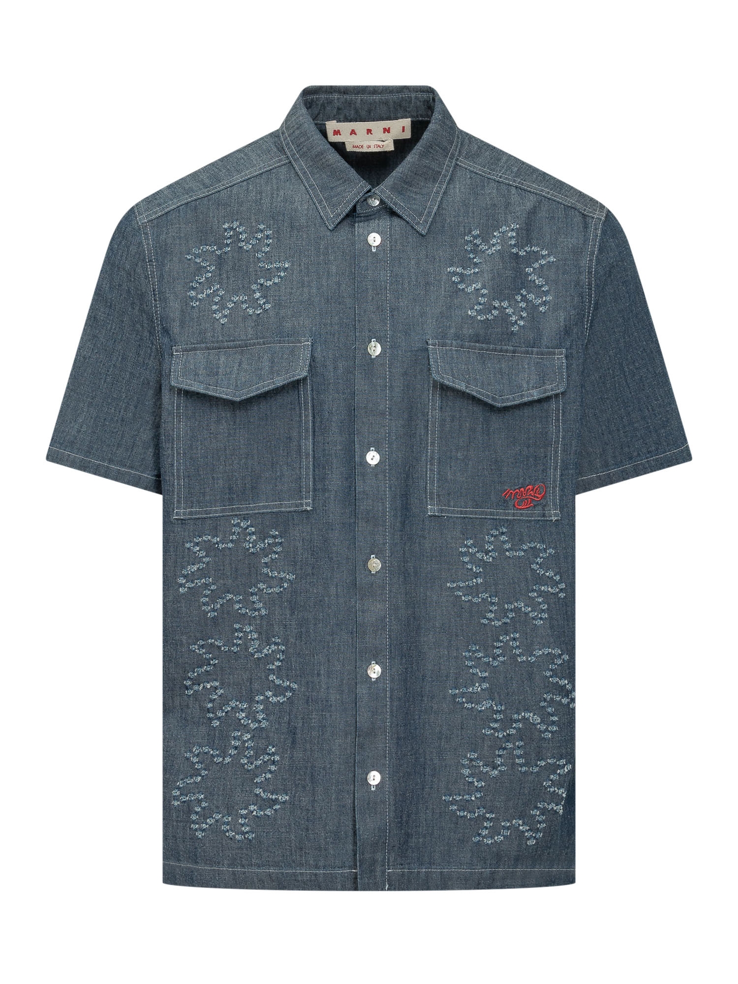 [Marni] Shirts Short Sleeve SS26 CUJU0032S4USCY72 PCB74