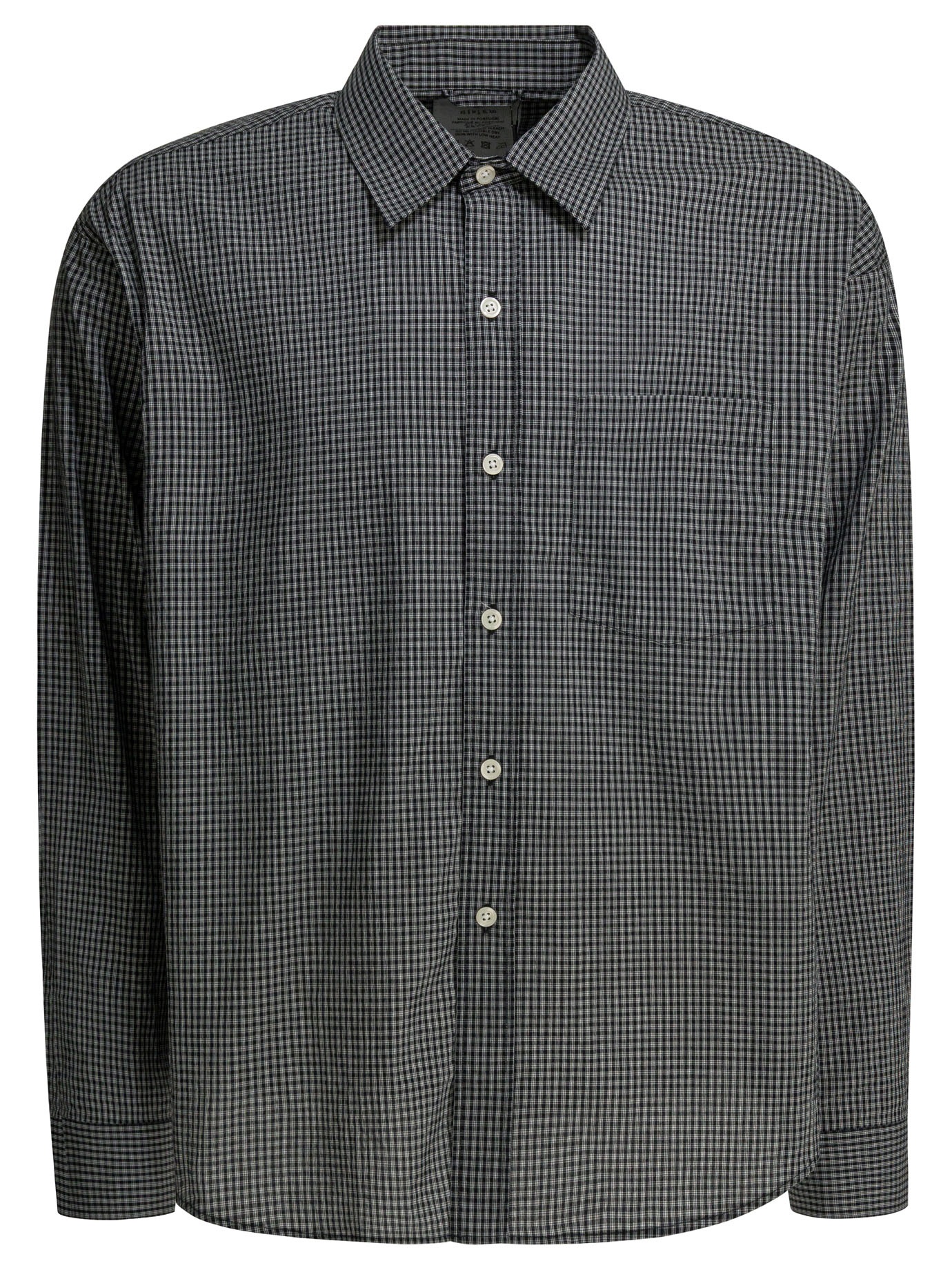 [MFPEN] Shirts Long Sleeve SS26 M126-008EXECUTIVE SHIRTBLACK EXPERIENCED CHECK