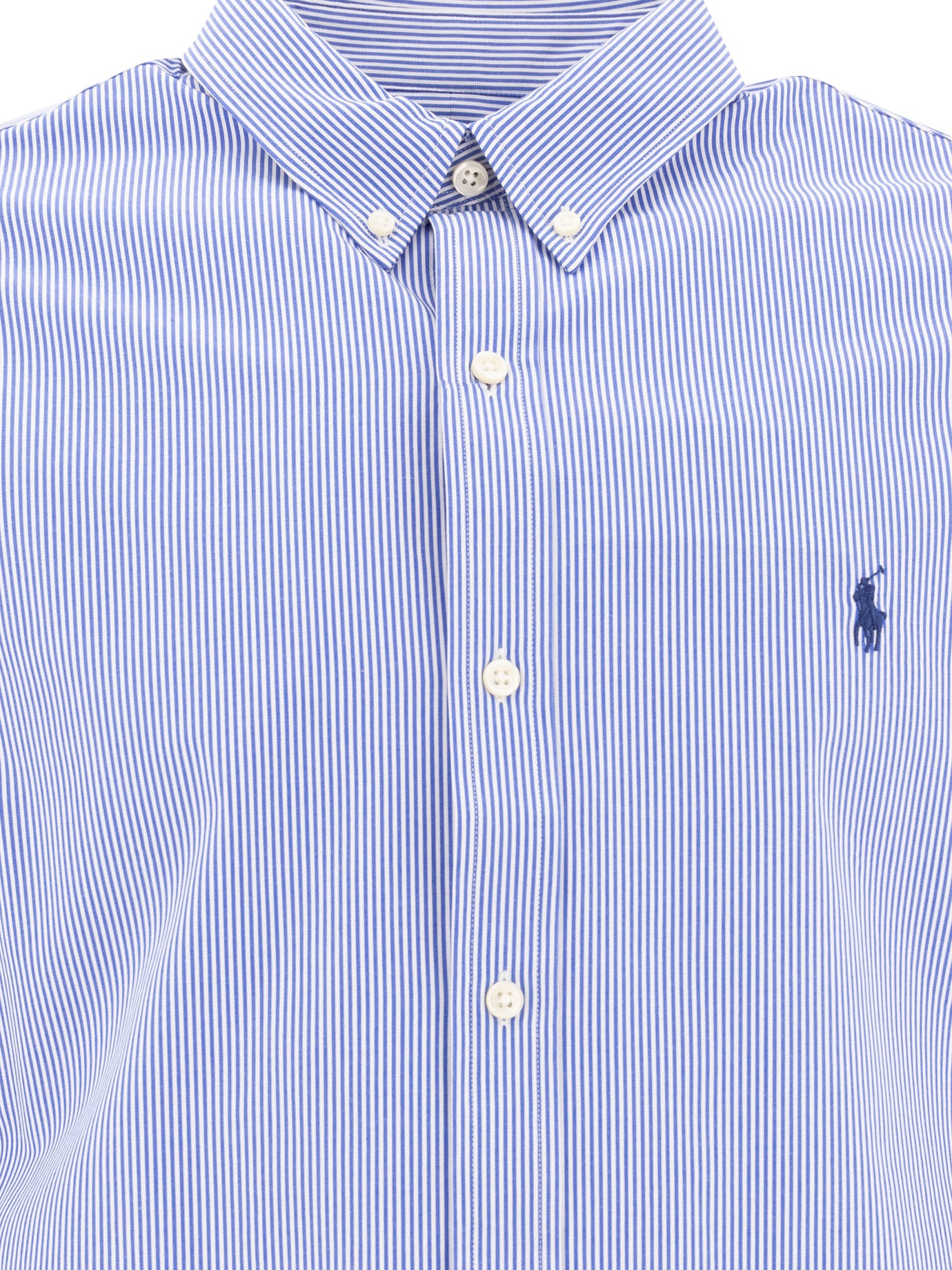 [Polo Ralph Lauren] Shirts Long Sleeve SS26 7109282540072866 BLUE/WHITE HAIRLINE