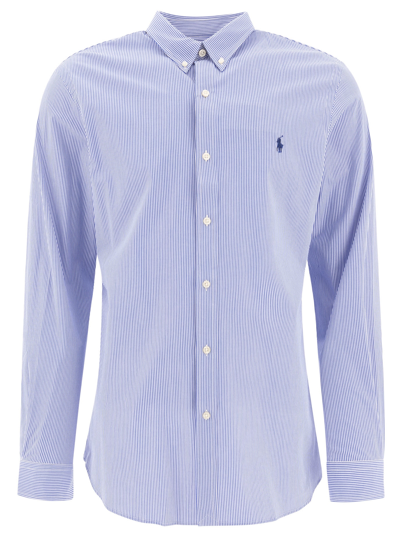 [Polo Ralph Lauren] Shirts Long Sleeve SS26 7109282540072866 BLUE/WHITE HAIRLINE