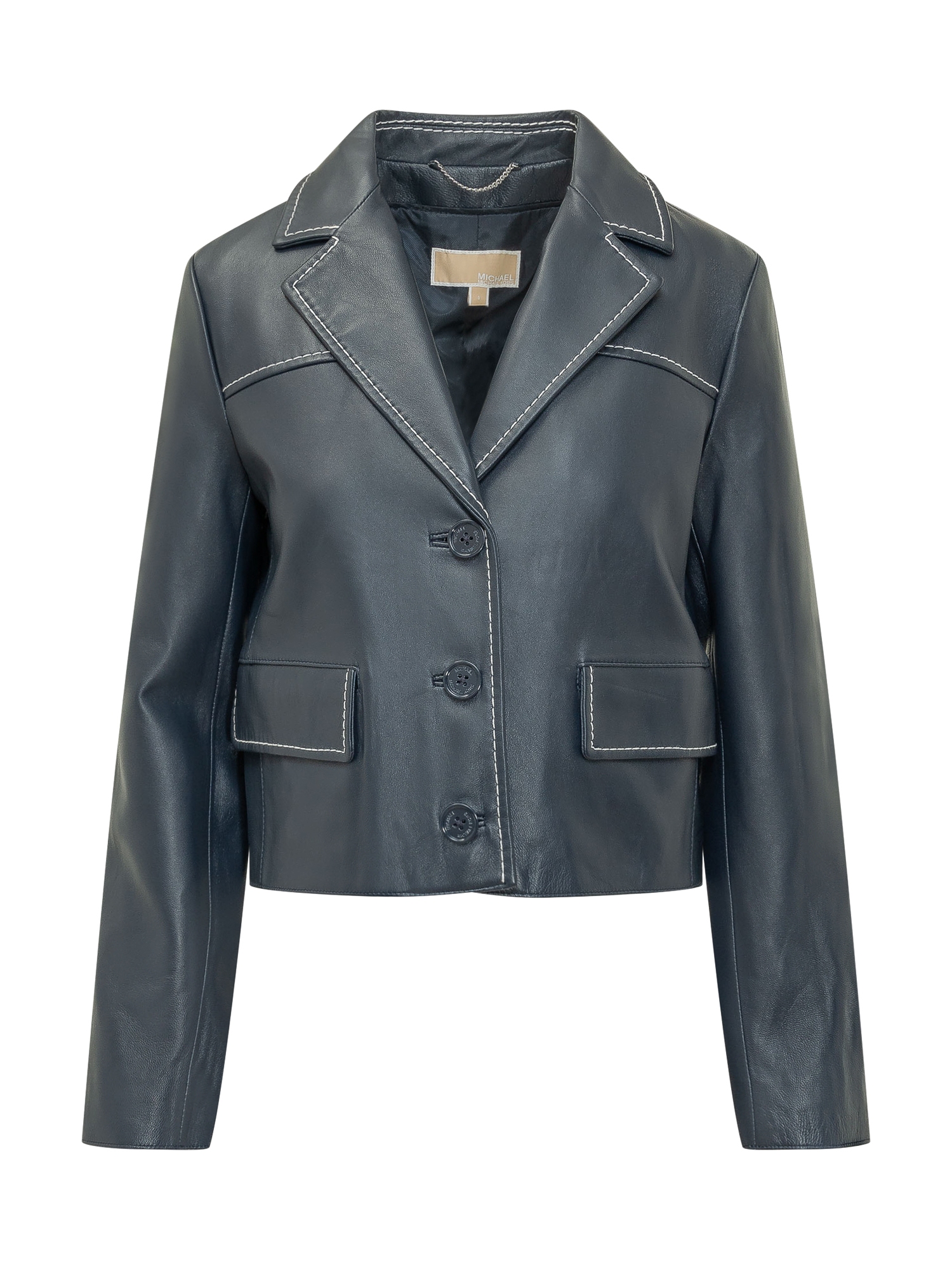 [MICHAEL MICHAEL KORS] Leather Jacket SS26 MR610D2KFN 409