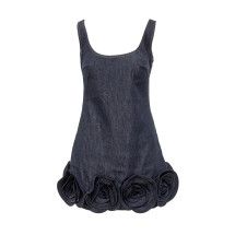 [Self-portrait] Sleeveless dress SS26 RS26821SBL BLUE