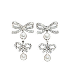 [Self-portrait] Earring SS26 RS26629ESL SILVER