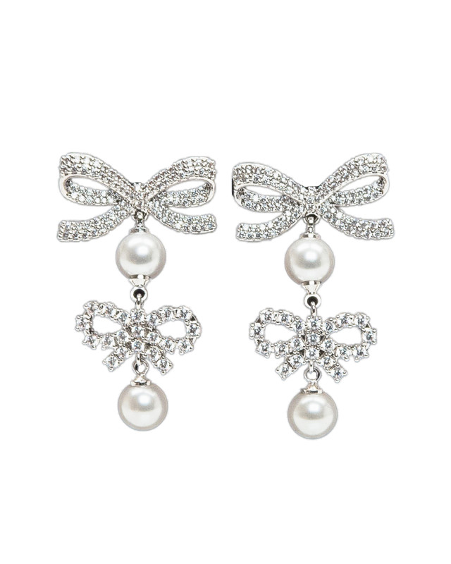 [Self-portrait] Earring SS26 RS26629ESL SILVER