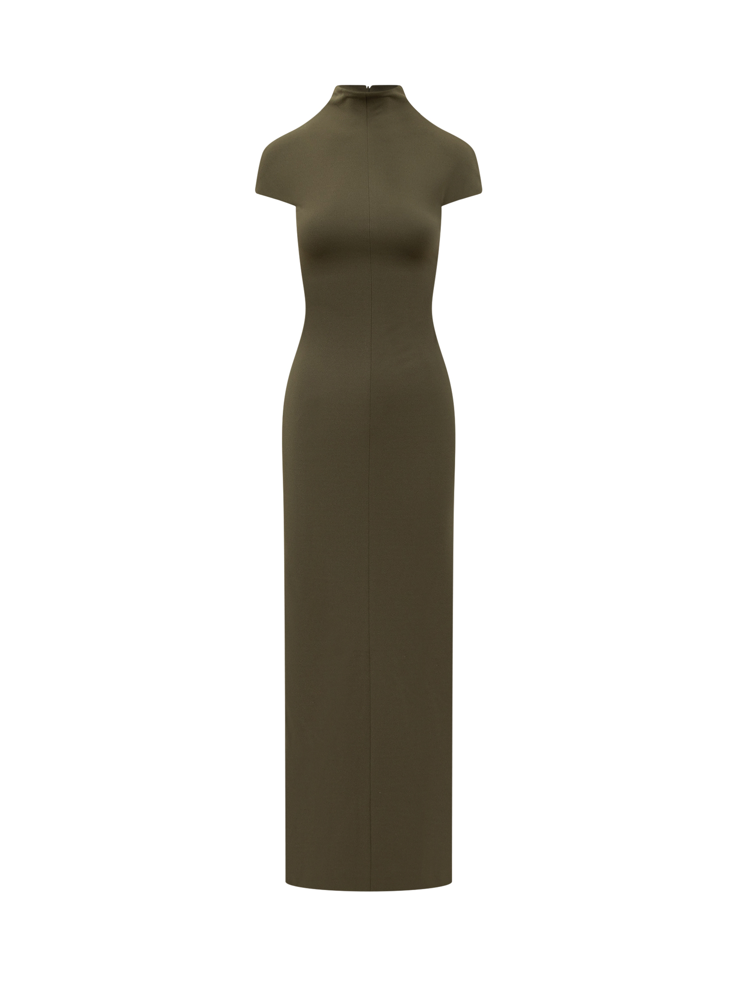[Solace London] Sleeveless dress SS26 OS46037 DARKOLIVE