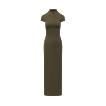 [Solace London] Sleeveless dress SS26 OS46037 DARKOLIVE