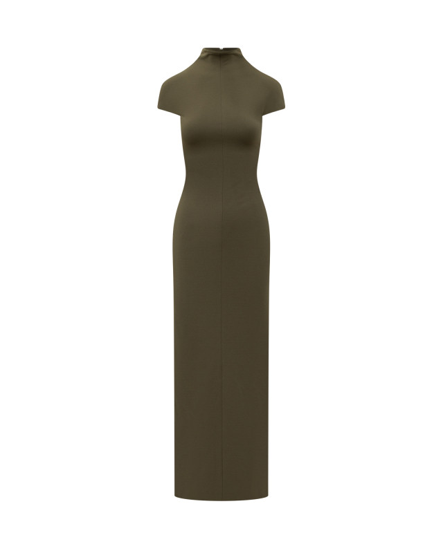[Solace London] Sleeveless dress SS26 OS46037 DARKOLIVE
