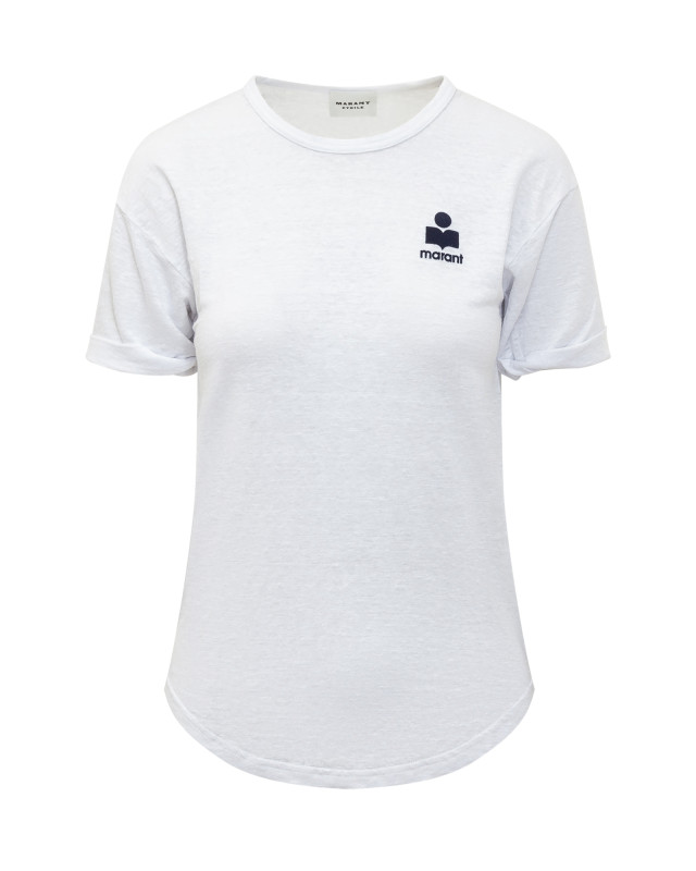 [Marant Etoile] T-shirts Short Sleeve SS26 26PTS0315FAA1N09E WHMI
