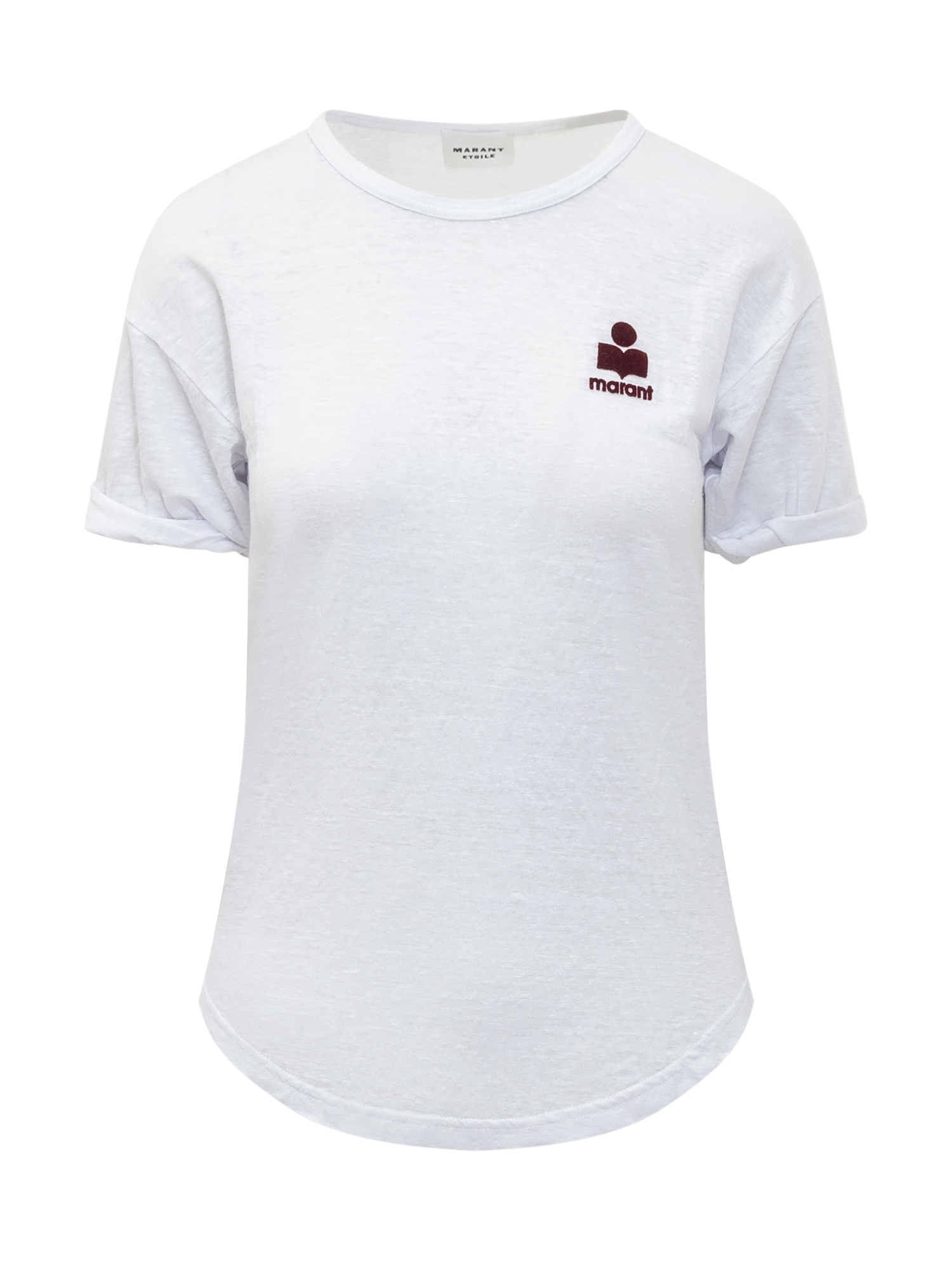 [Marant Etoile] T-shirts Short Sleeve SS26 26PTS0315FAA1N09E WHBY