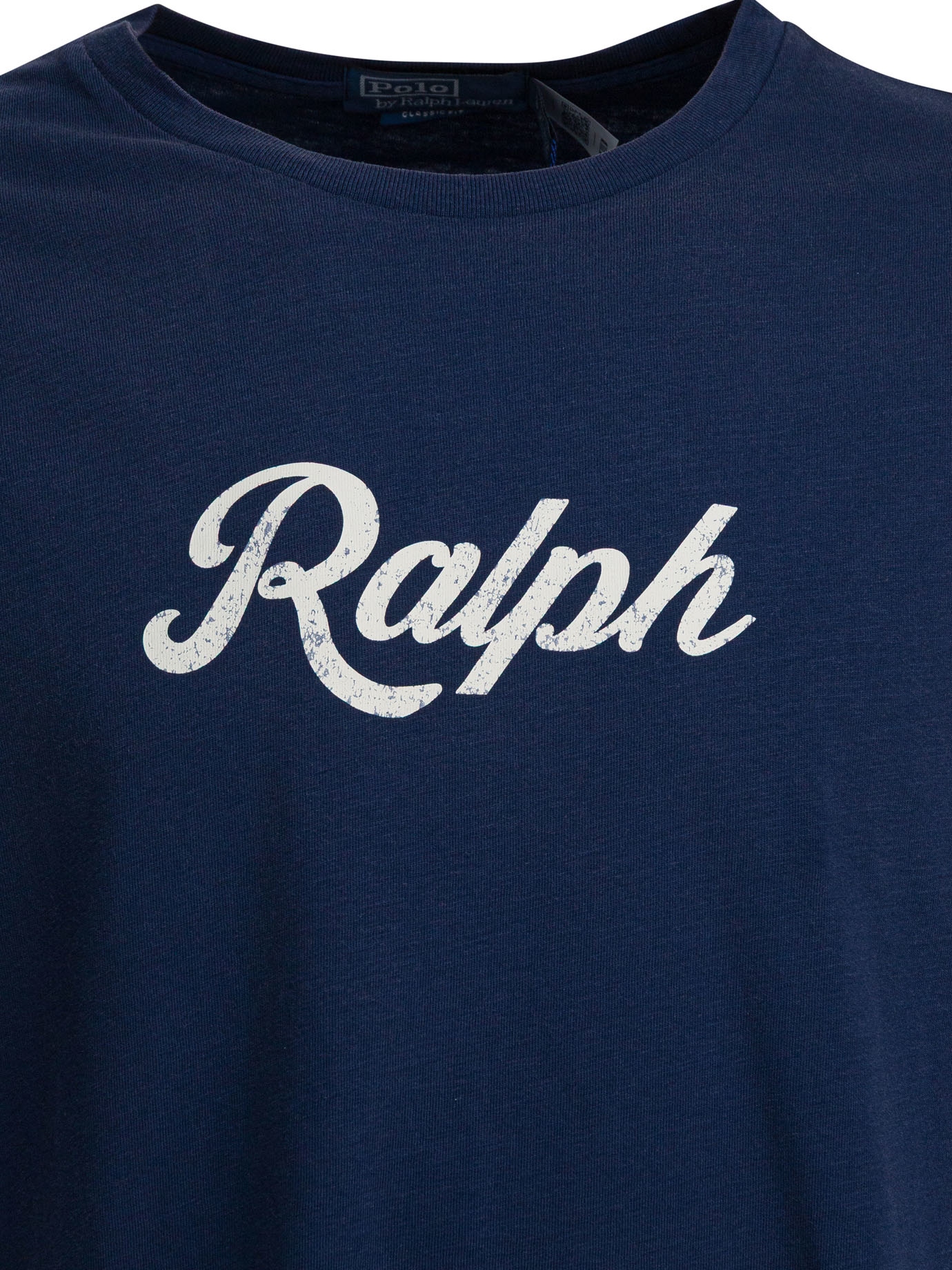 [Polo Ralph Lauren] T-shirts Short Sleeve SS26 710936401011DARK COBALT/WHITE