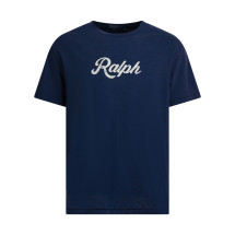 [Polo Ralph Lauren] T-shirts Short Sleeve SS26 710936401011DARK COBALT/WHITE