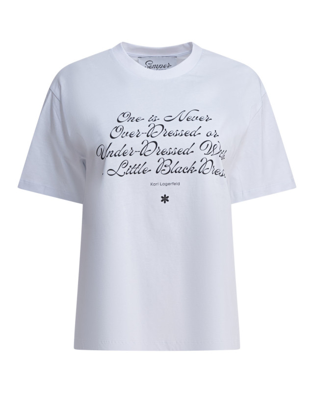 [Semper] T-shirts Short Sleeve SS26 TSHIRT QUOTEKARL