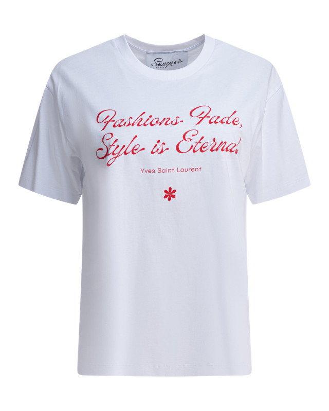 [Semper] T-shirts Short Sleeve SS26 TSHIRT QUOTEYVES