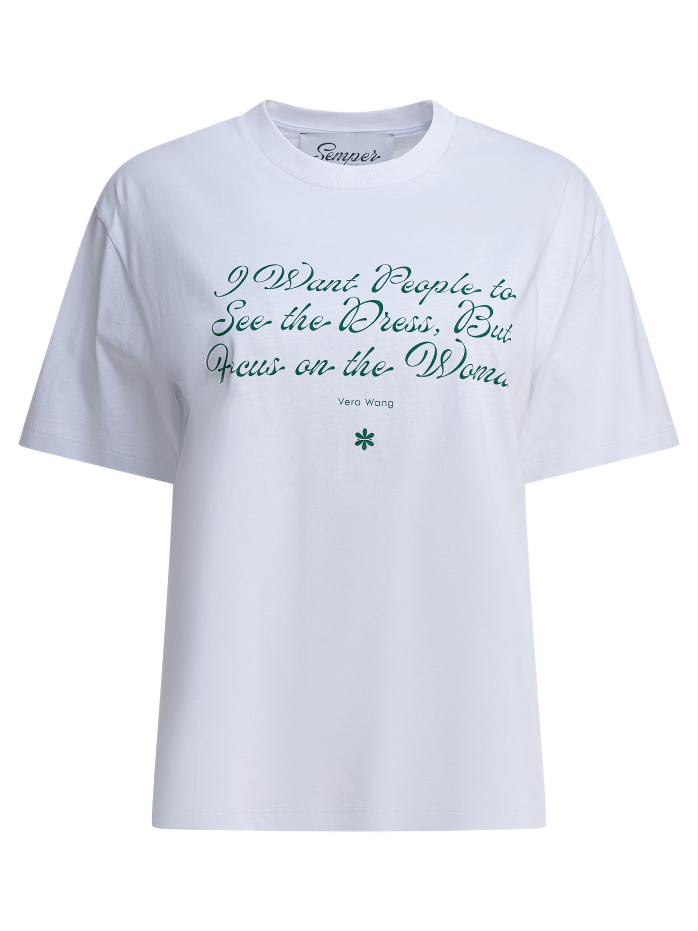 [Semper] T-shirts Short Sleeve SS26 TSHIRT QUOTEVERA