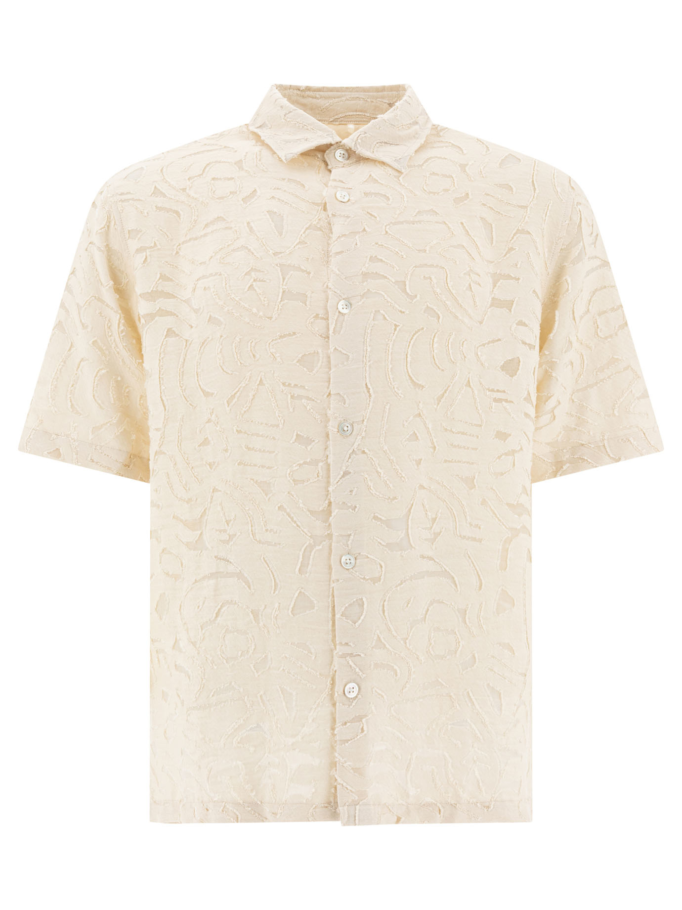 [NN07] Shirts Short Sleeve SS26 2525025734FREDDY SS NO PKT 5025IVORY