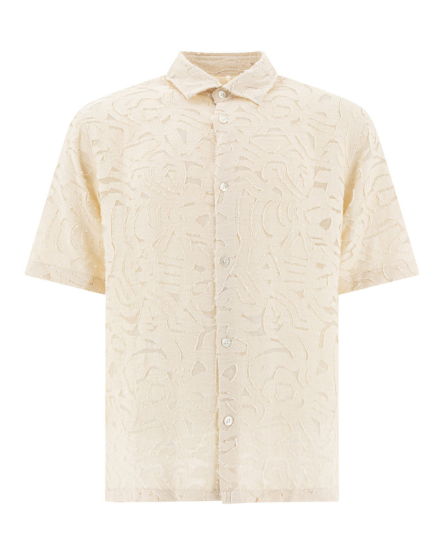 [NN07] Shirts Short Sleeve SS26 2525025734FREDDY SS NO PKT 5025IVORY
