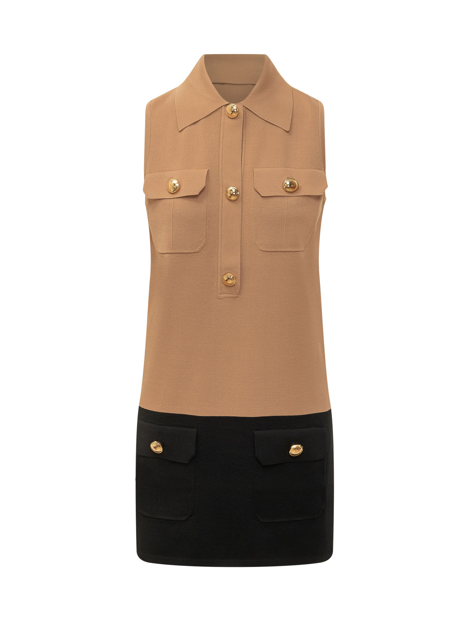 [ELISABETTA FRANCHI] Sleeveless dress SS26 AM31B62E2 AM4