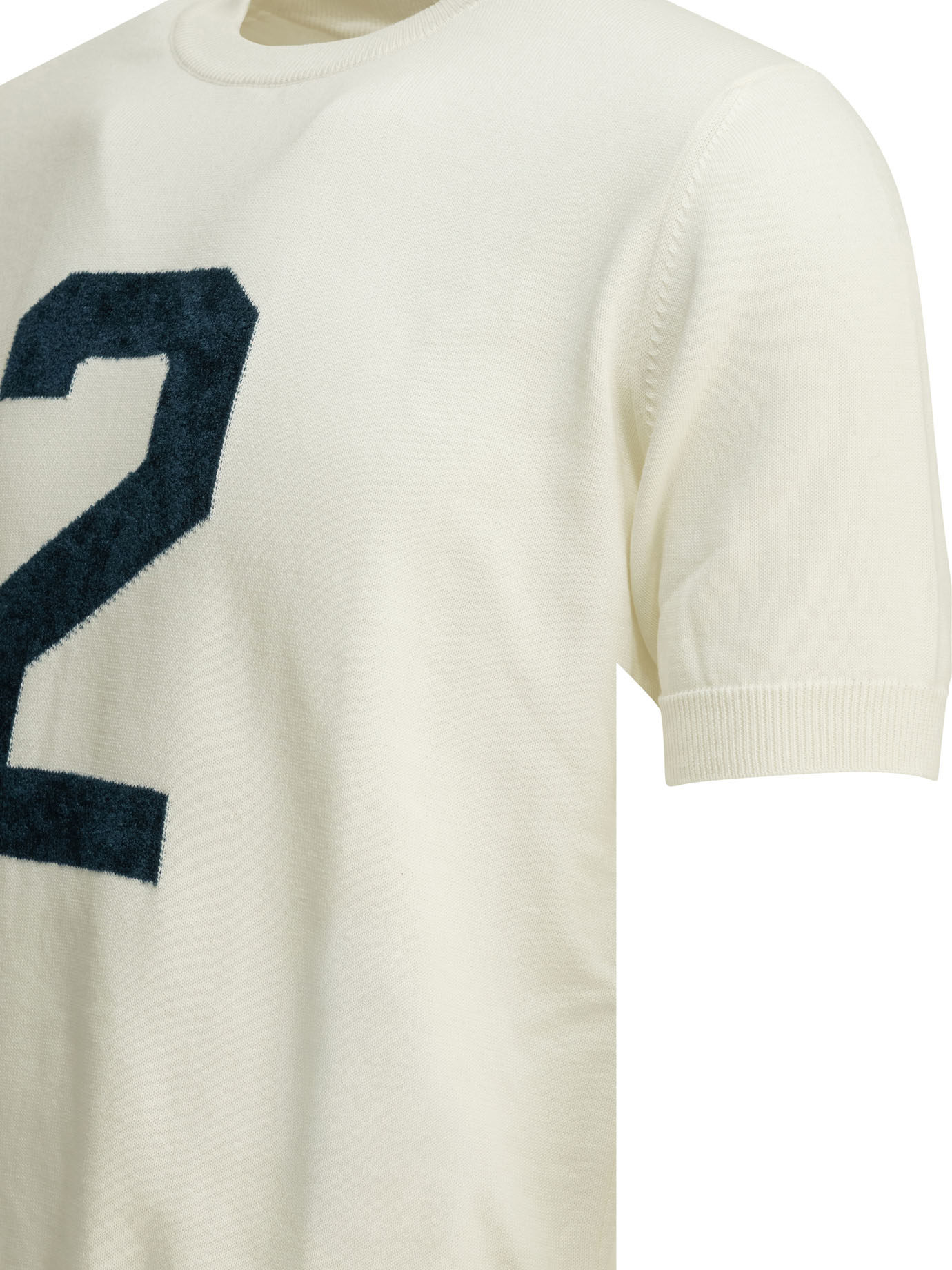 [Rakki] T-shirts Short Sleeve SS26 T-CROWN NM V.U.BIANCO-BLU