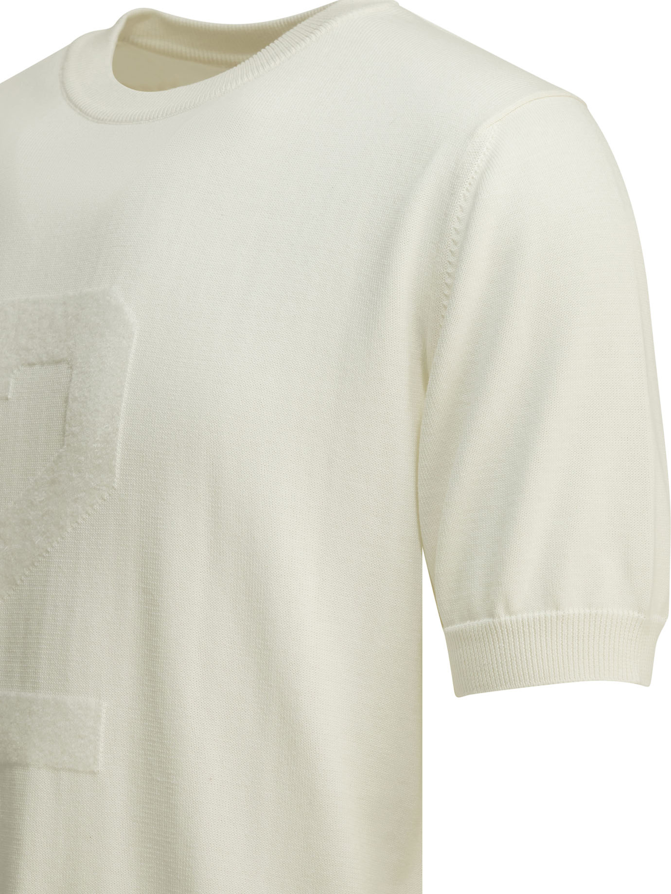 [Rakki] T-shirts Short Sleeve SS26 T-CROWN NMBIANCO LATTE