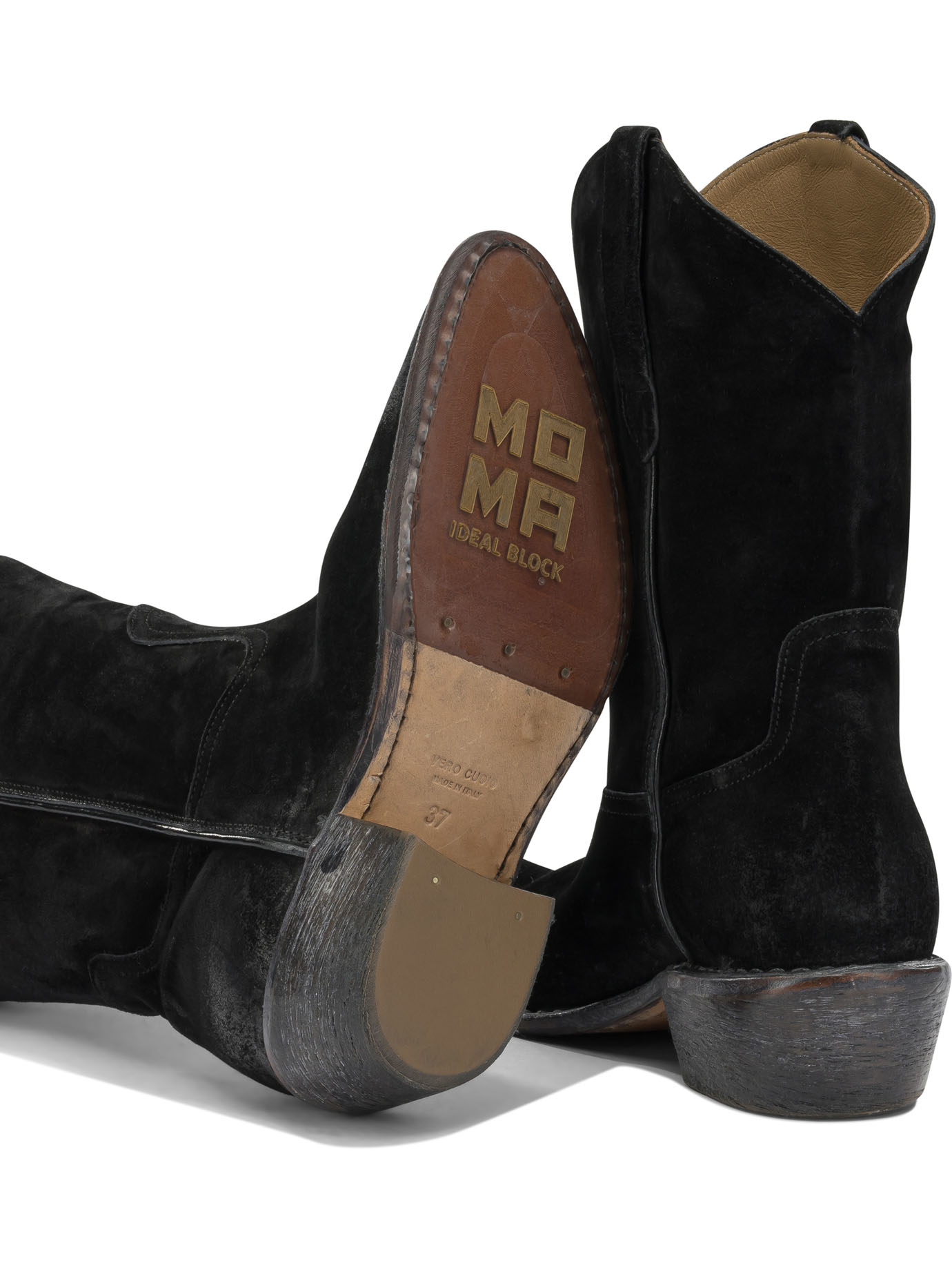 [Moma] Boots SS26 39504DALLASNERO
