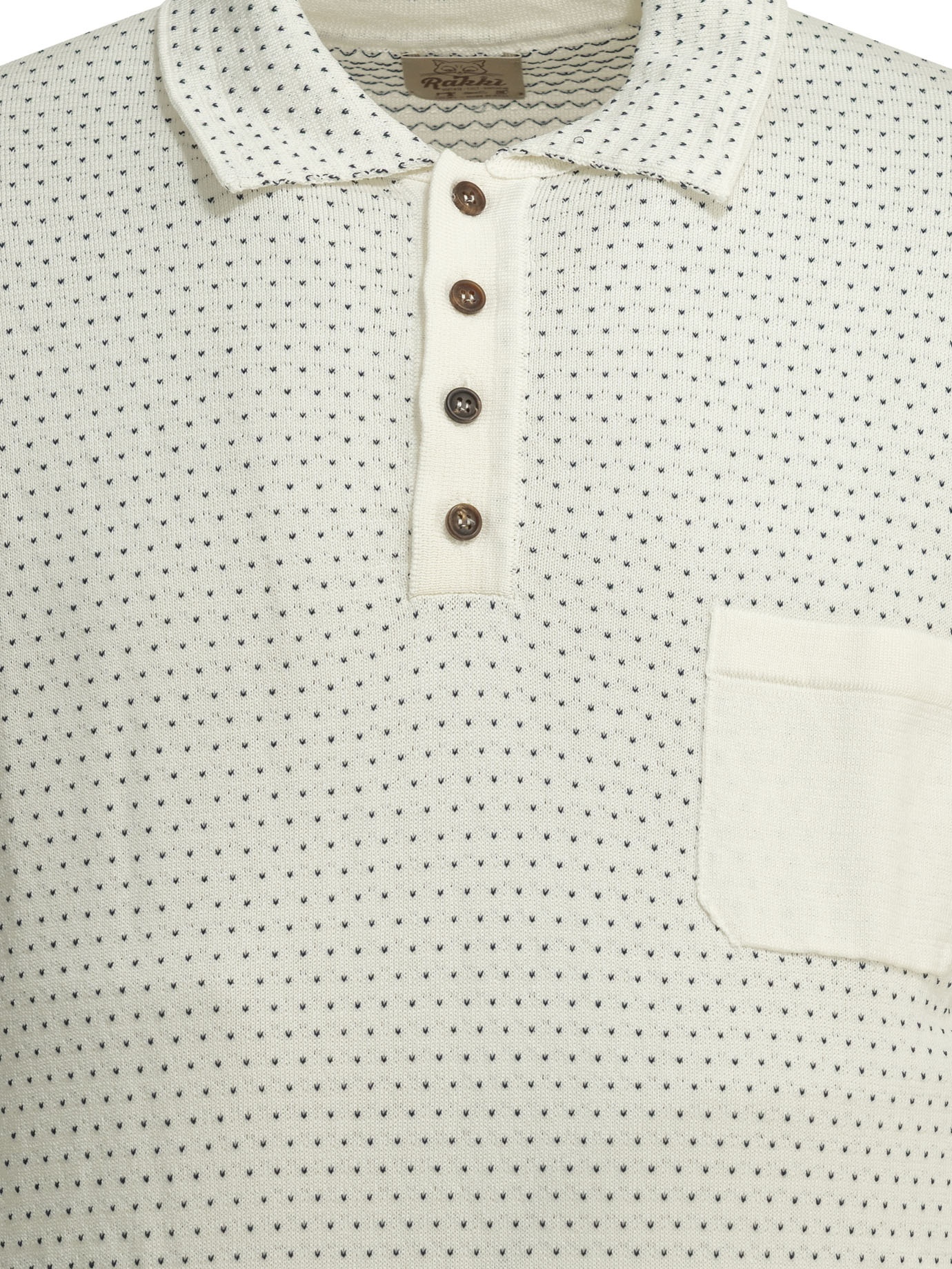 [Rakki] Shirts Short Sleeve SS26 JUNEAUPANNA-BLEU