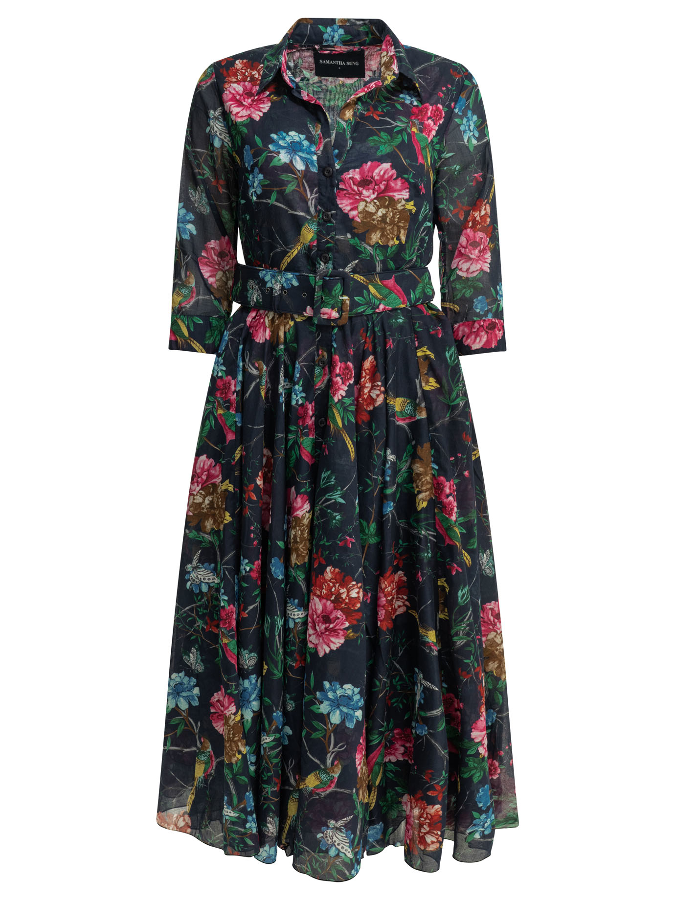 [Samantha Sung] Long sleeve dress SS26 ASTERHEART MANORINDIGO