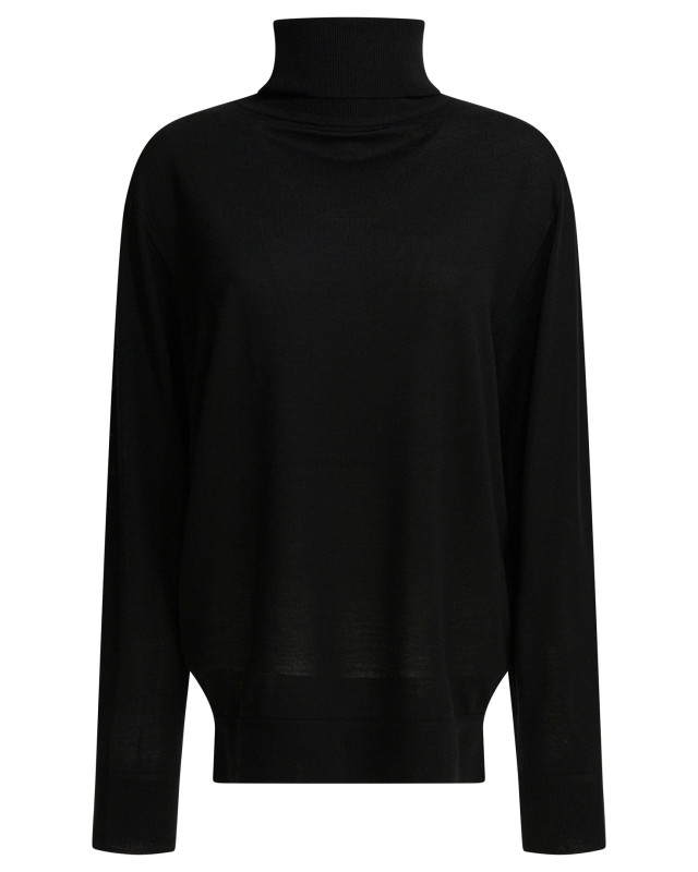 [TOTEME] Knitwear SS26 261-WRT0641-YA0226-001BLACK