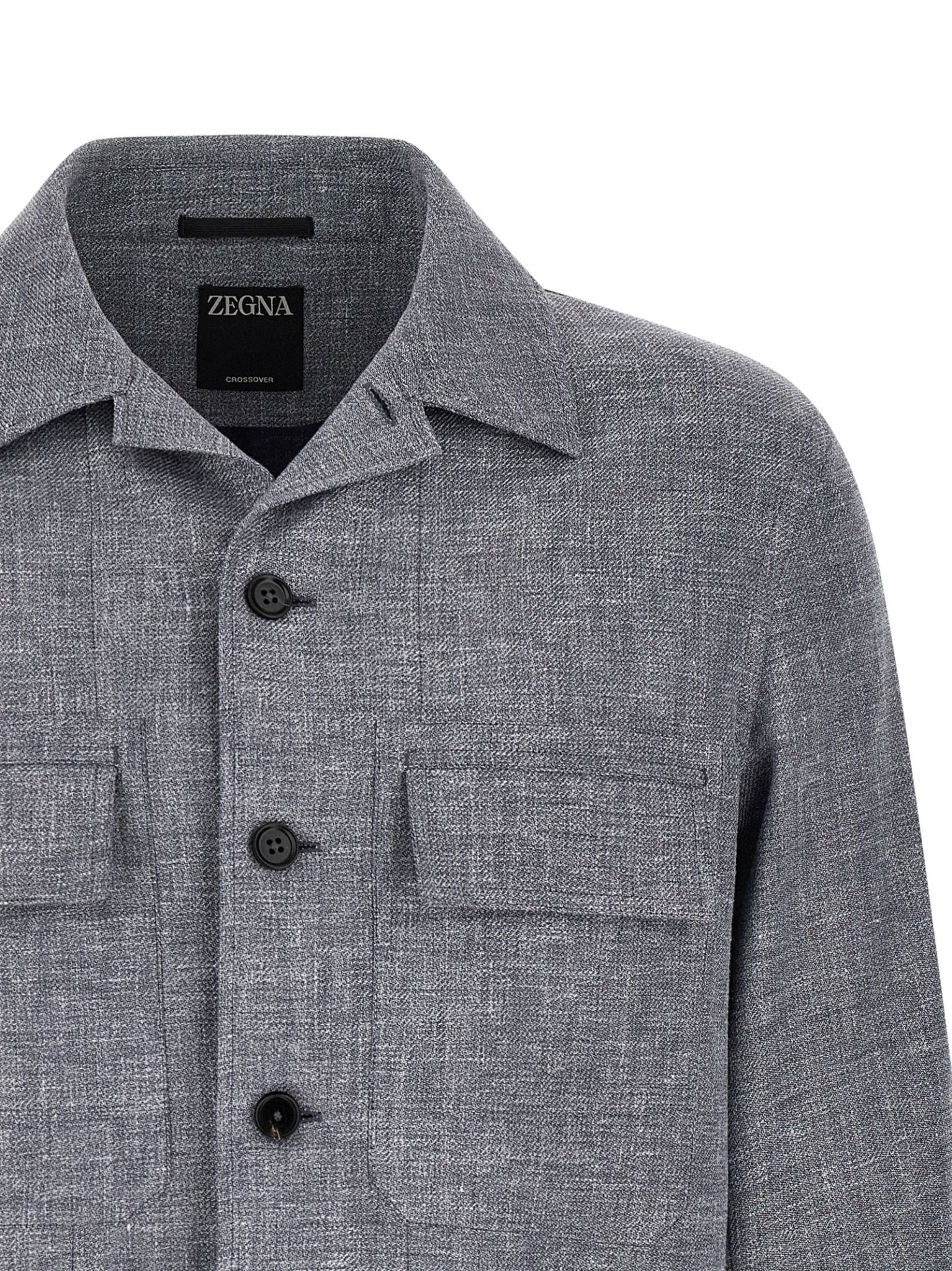 [ZEGNA] Shirts Long Sleeve SS26 UHV22A3SOT6B422