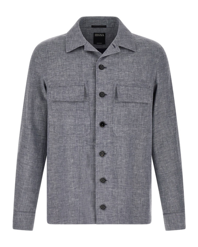 [ZEGNA] Shirts Long Sleeve SS26 UHV22A3SOT6B422
