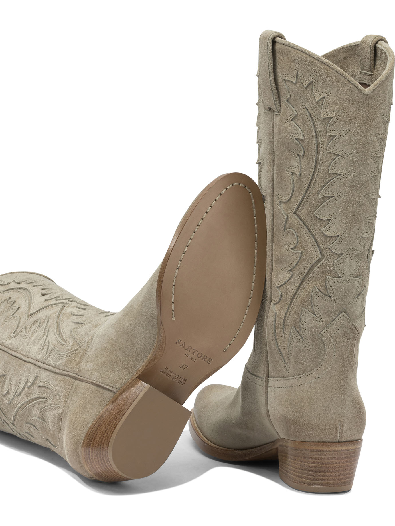 [Sartore] Boots SS26 SR4211VELOURTABACCO