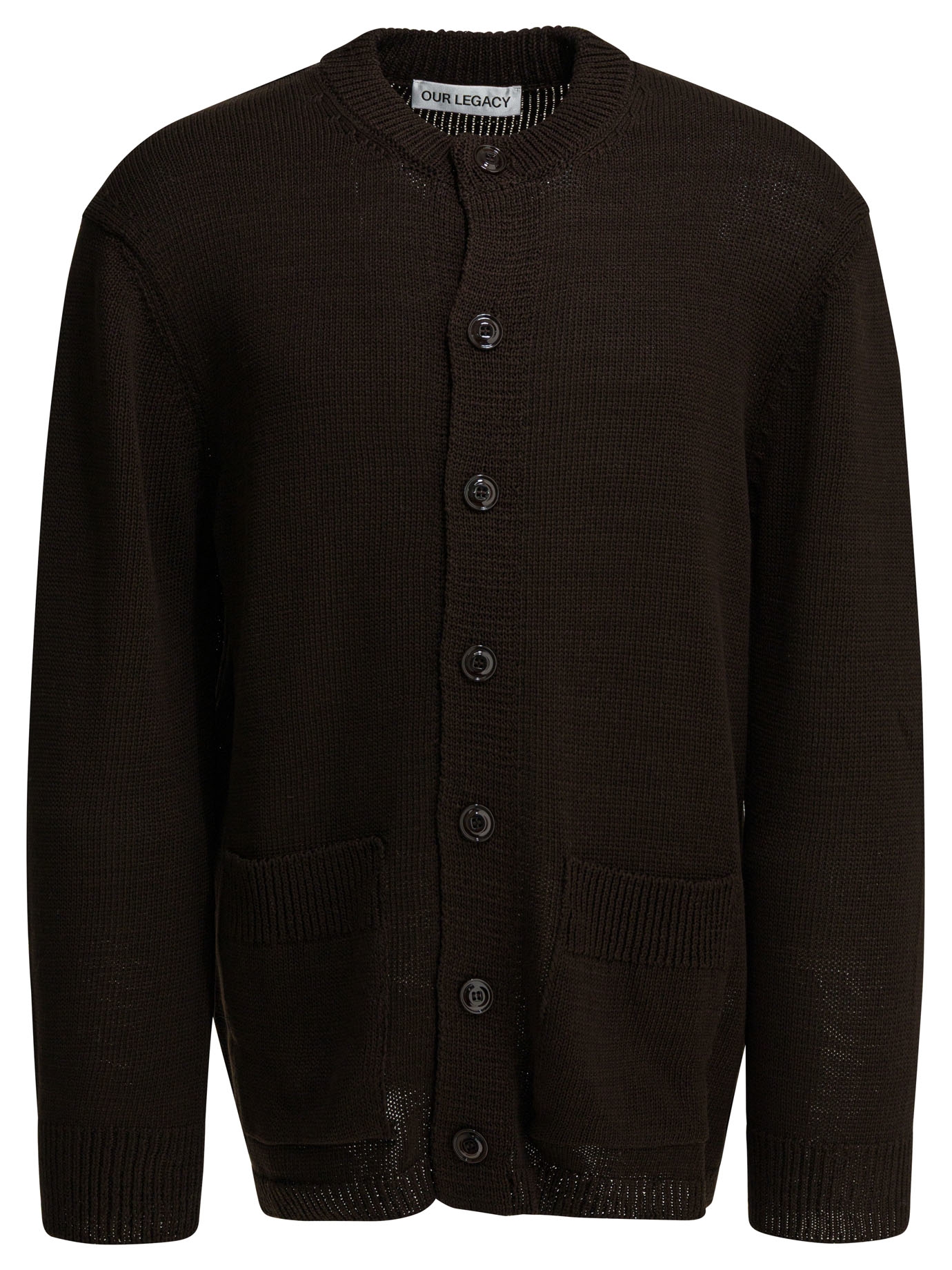 [Our Legacy] Cardigan SS26 M2263PBCOFFEE