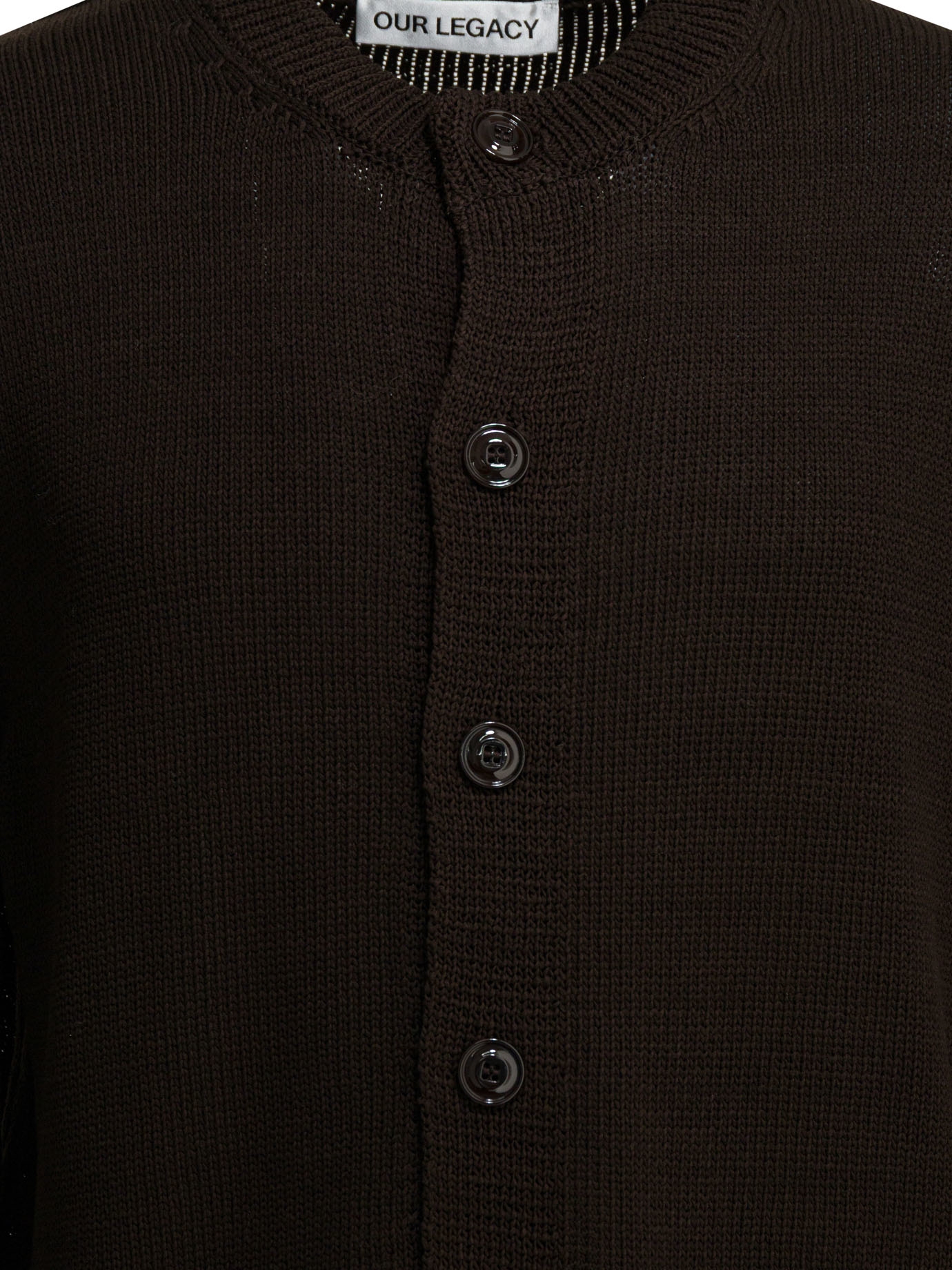 [Our Legacy] Cardigan SS26 M2263PBCOFFEE