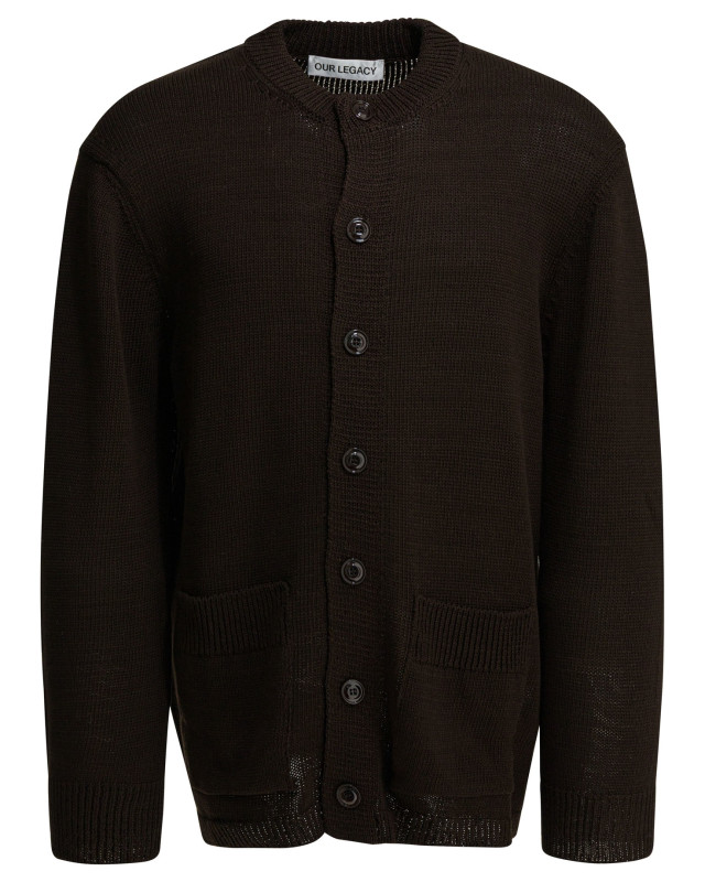 [Our Legacy] Cardigan SS26 M2263PBCOFFEE
