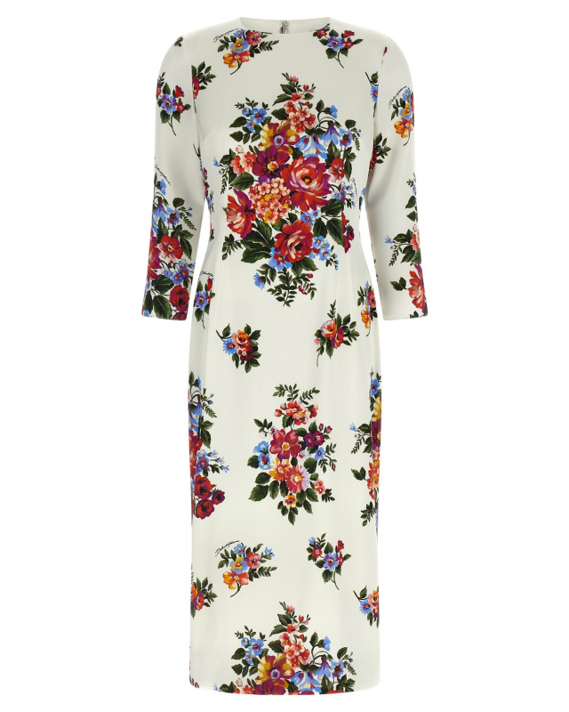 [Dolce & Gabbana] Long sleeve dress SS26 F612VTFSICEHA5ZO