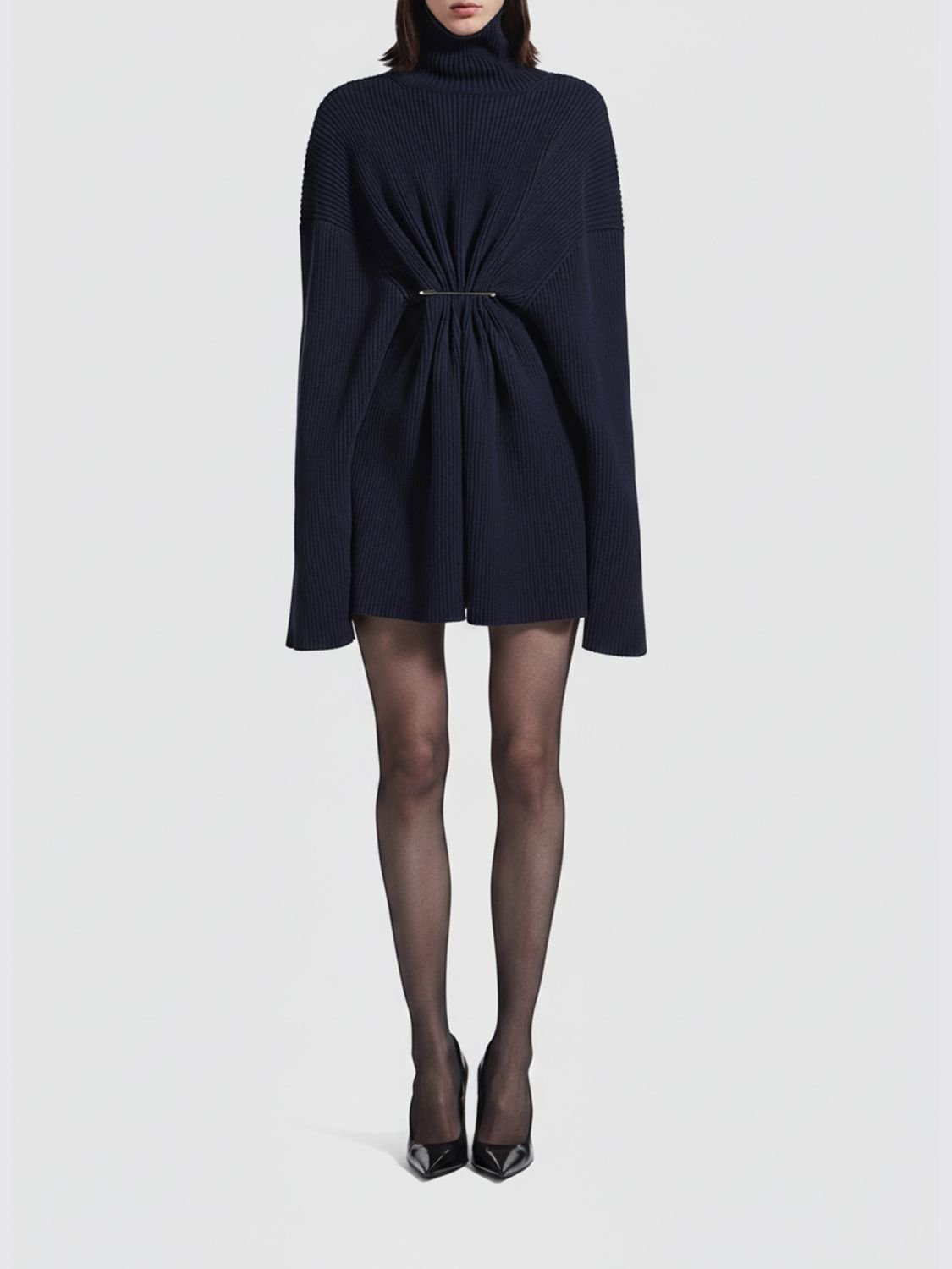 [Balenciaga] Long sleeve dress FW25 850028T1759 4140