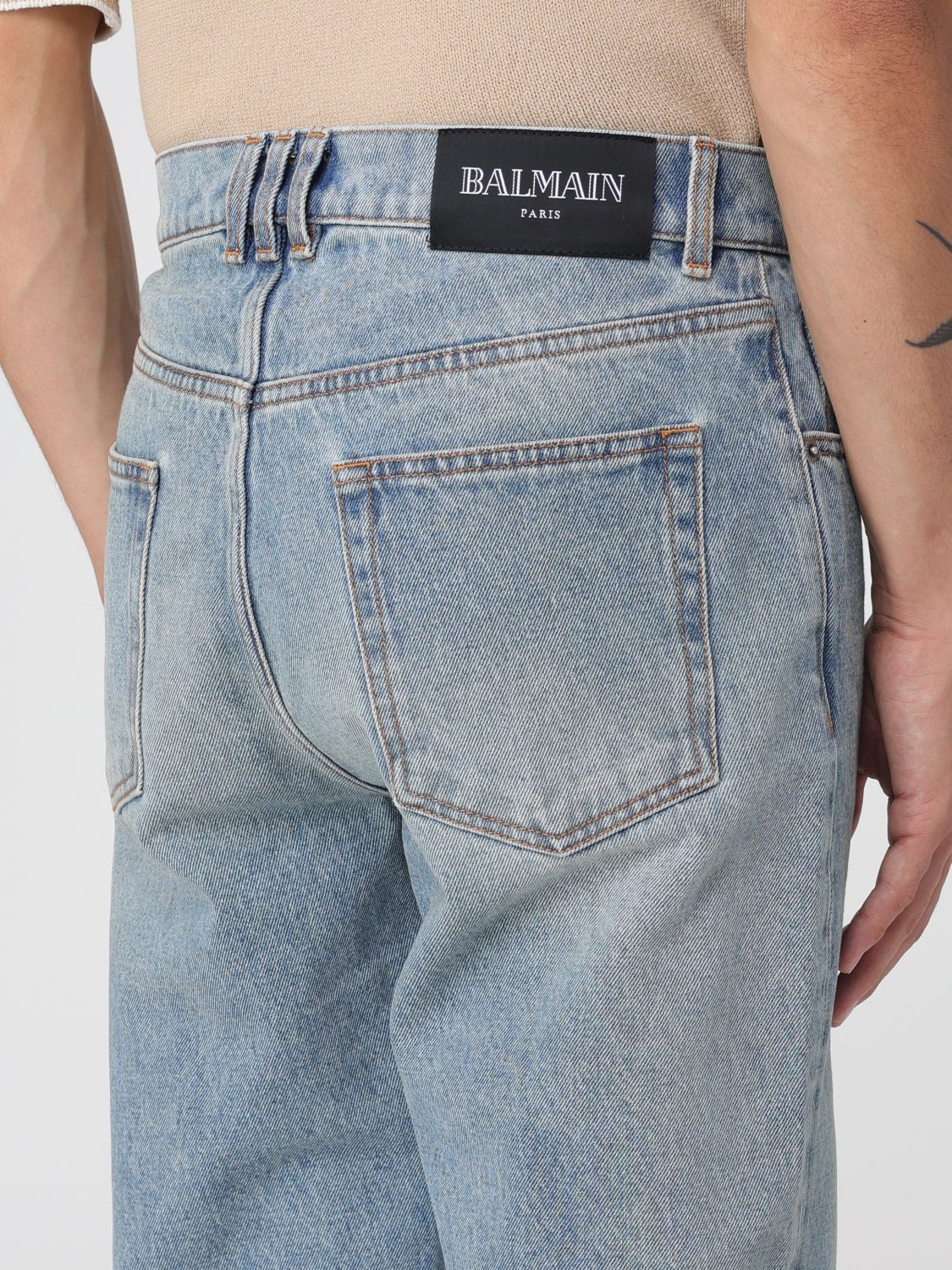 [Balmain] Jeans FW25 FH1MI083DF81 6AW