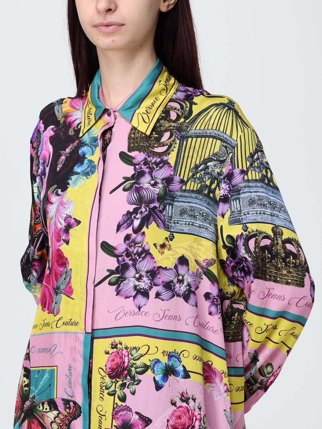 [VERSACE JEANS COUTURE] Shirts Long Sleeve FW25 79HAL2P4NS705 459