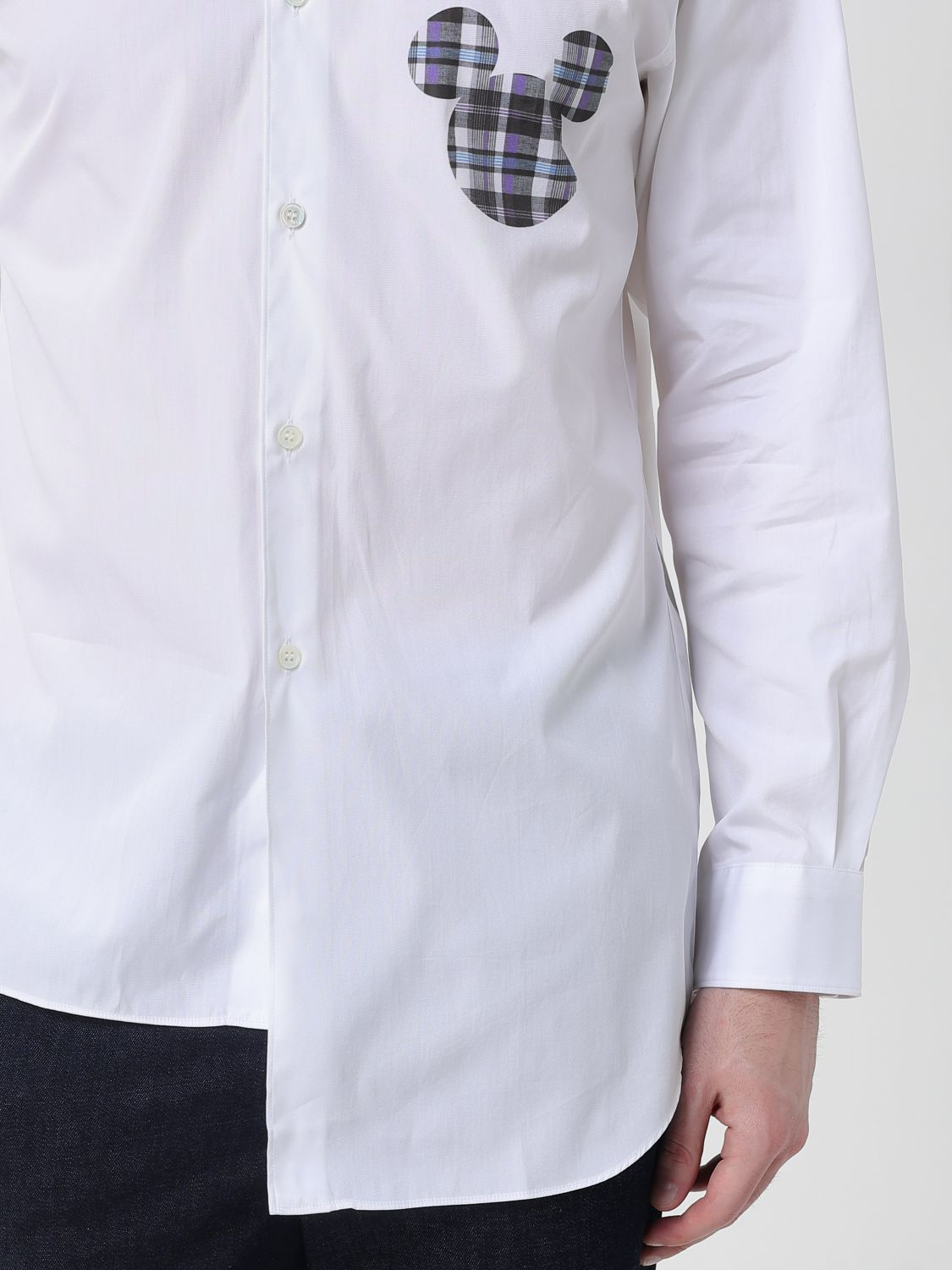 [Comme des Garcons] Shirts Long Sleeve FW25 FOB035 WHITE/CHECK