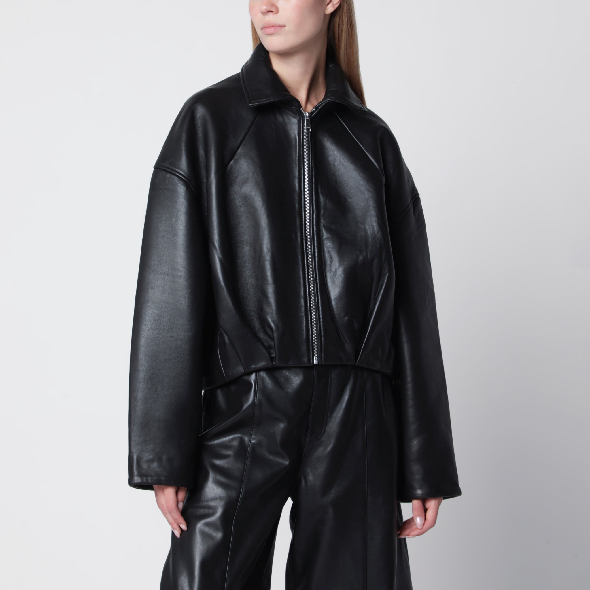 [ROTATE] Leather Jacket FW26 116544100BCR1585
